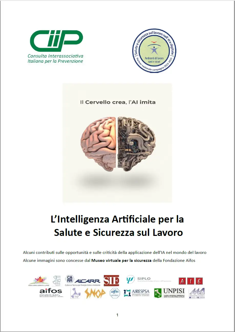 L’Intelligenza Artificiale per la Salute e Sicurezza sul Lavoro